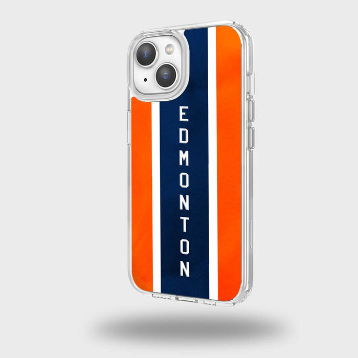 Canadian City Theme Clear Phone Case - Edmonton