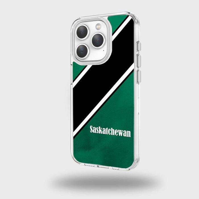 Canadian City Theme Clear Phone Case - Saskatchewan