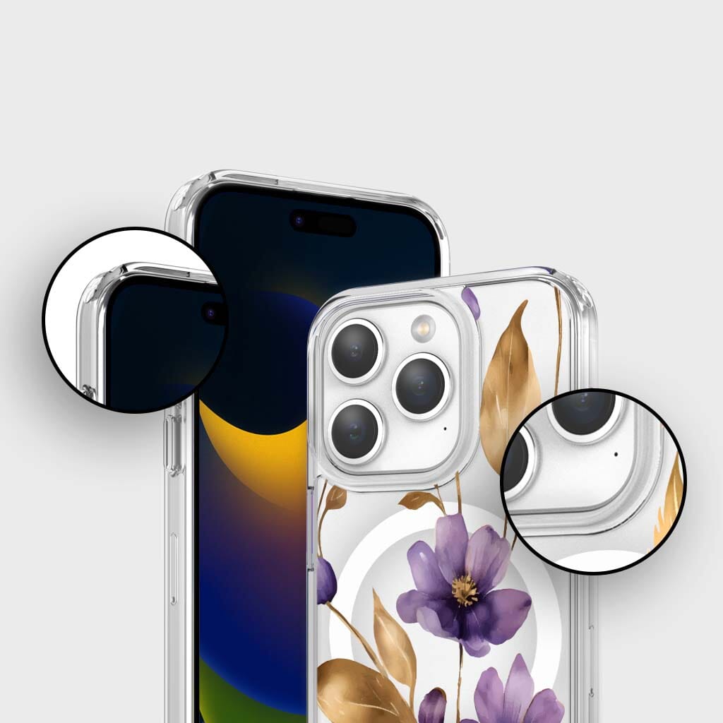 Purple Wildflower - iPhone 15 Pro Max