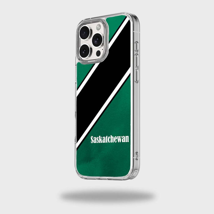 Canadian City Theme Clear Phone Case - Saskatchewan