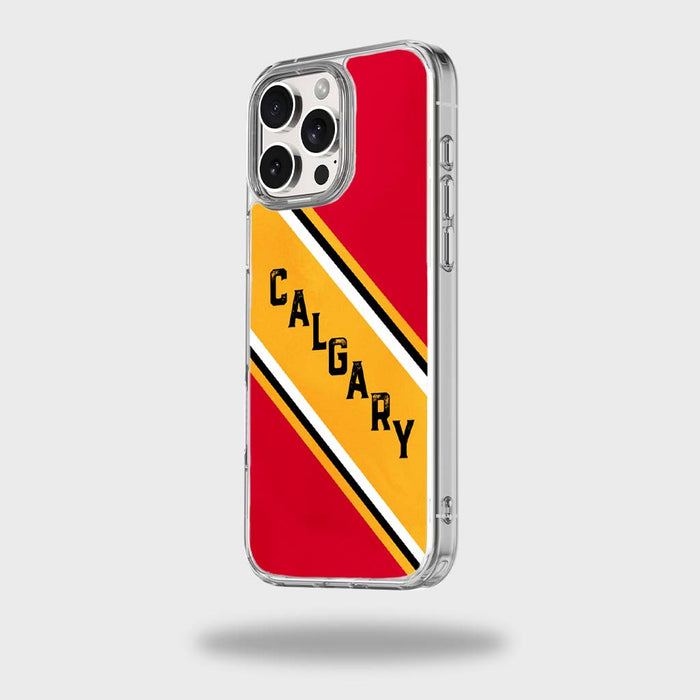 Canadian City Theme Clear Phone Case - Calgary