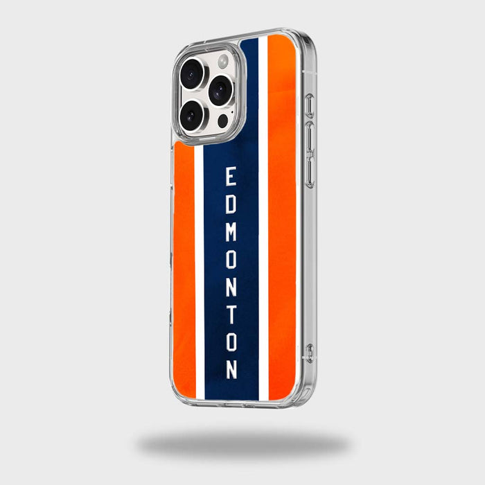 Canadian City Theme Clear Phone Case - Edmonton