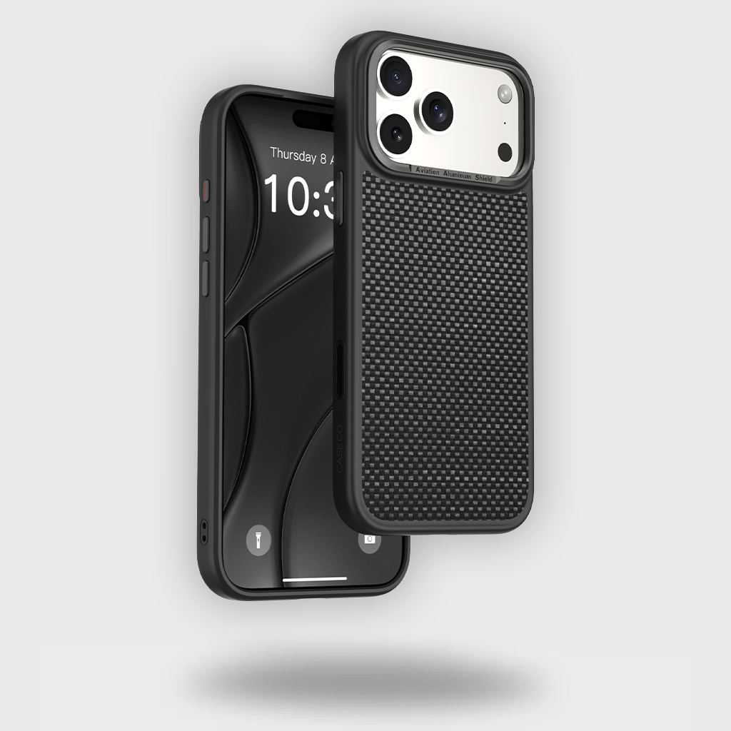 Aramid Fiber Weave Pattern - iPhone 17 Pro