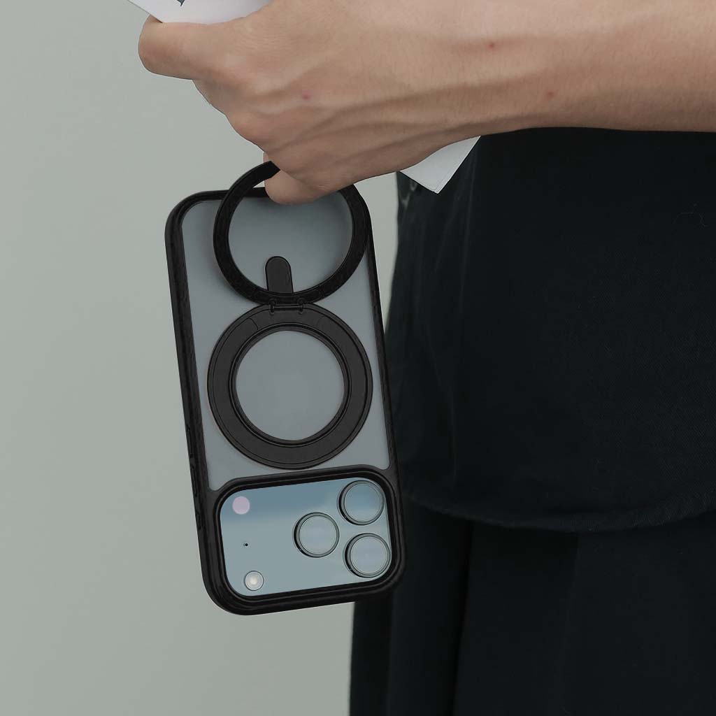 Hybrid Case With Built-in MagSafe Ring Holder  - iPhone 17 Pro Max