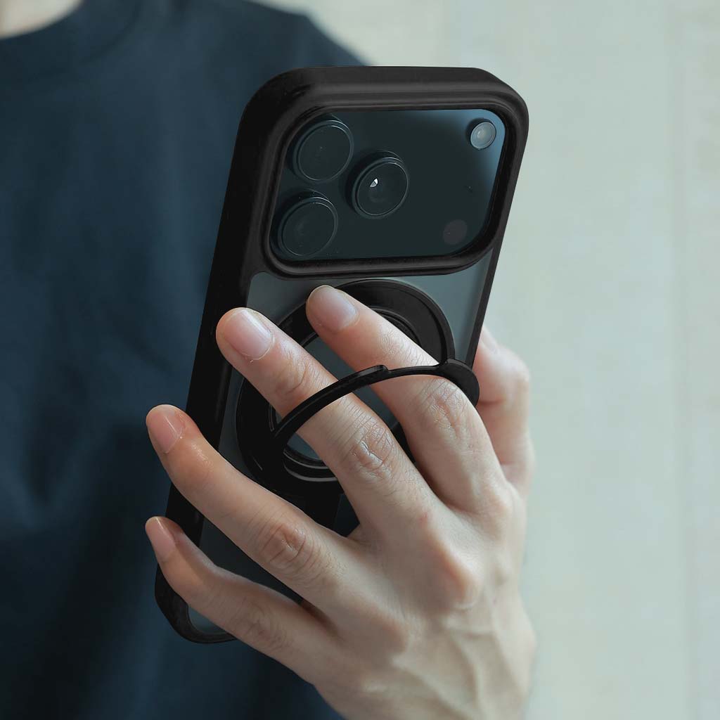 Hybrid Case With Built-in MagSafe Ring Holder  - iPhone 17 Pro Max