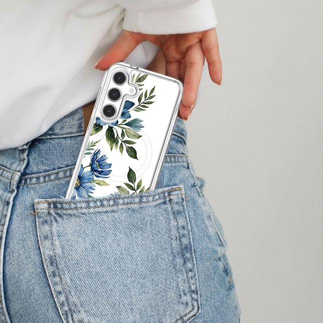 Blue Floral - Samsung S26