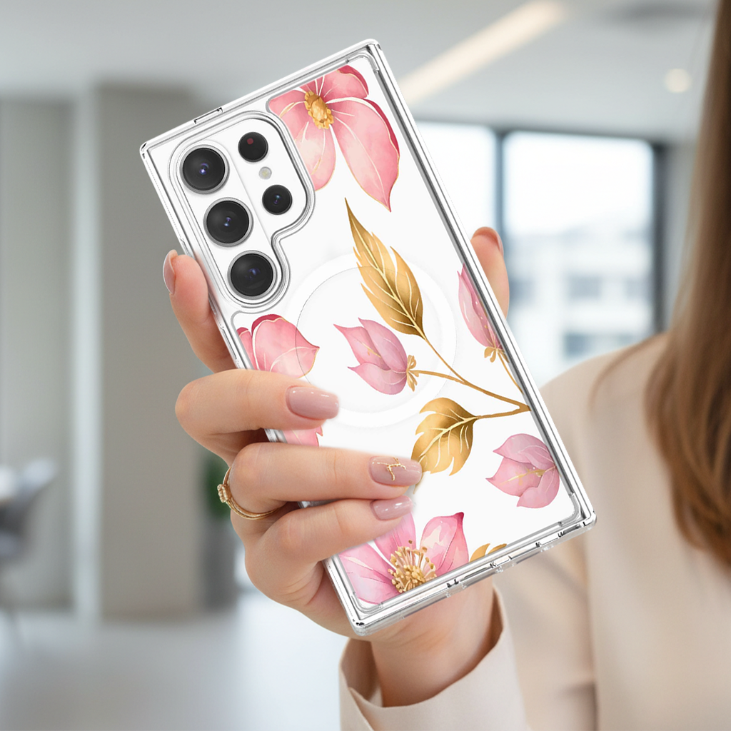 Pink Wildflower - Samsung S26 Ultra