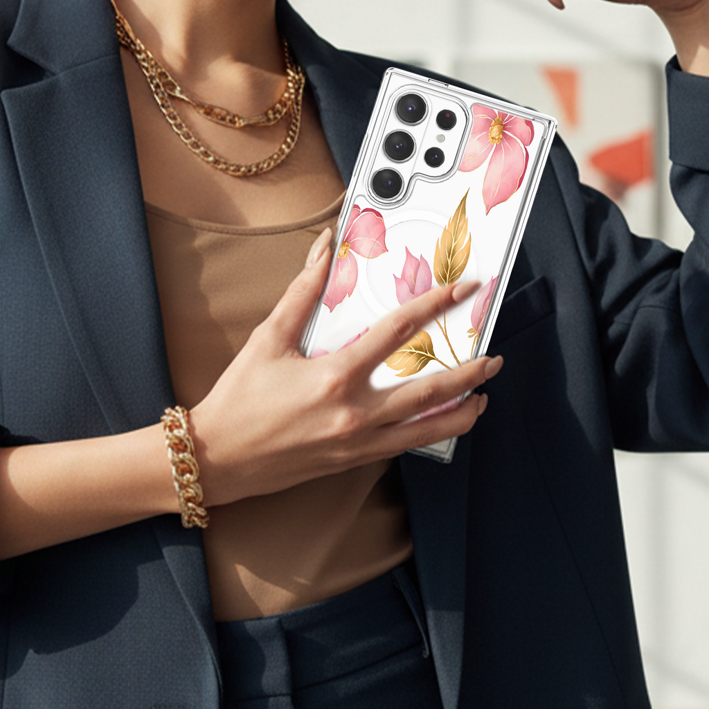 Pink Wildflower - Samsung S26 Ultra