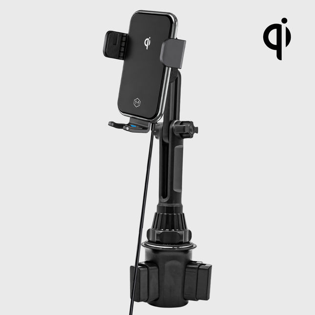 Mighty Mount Auto Grip Fast Wireless Car Charger Cup Holder Phone Mount Qi Certified