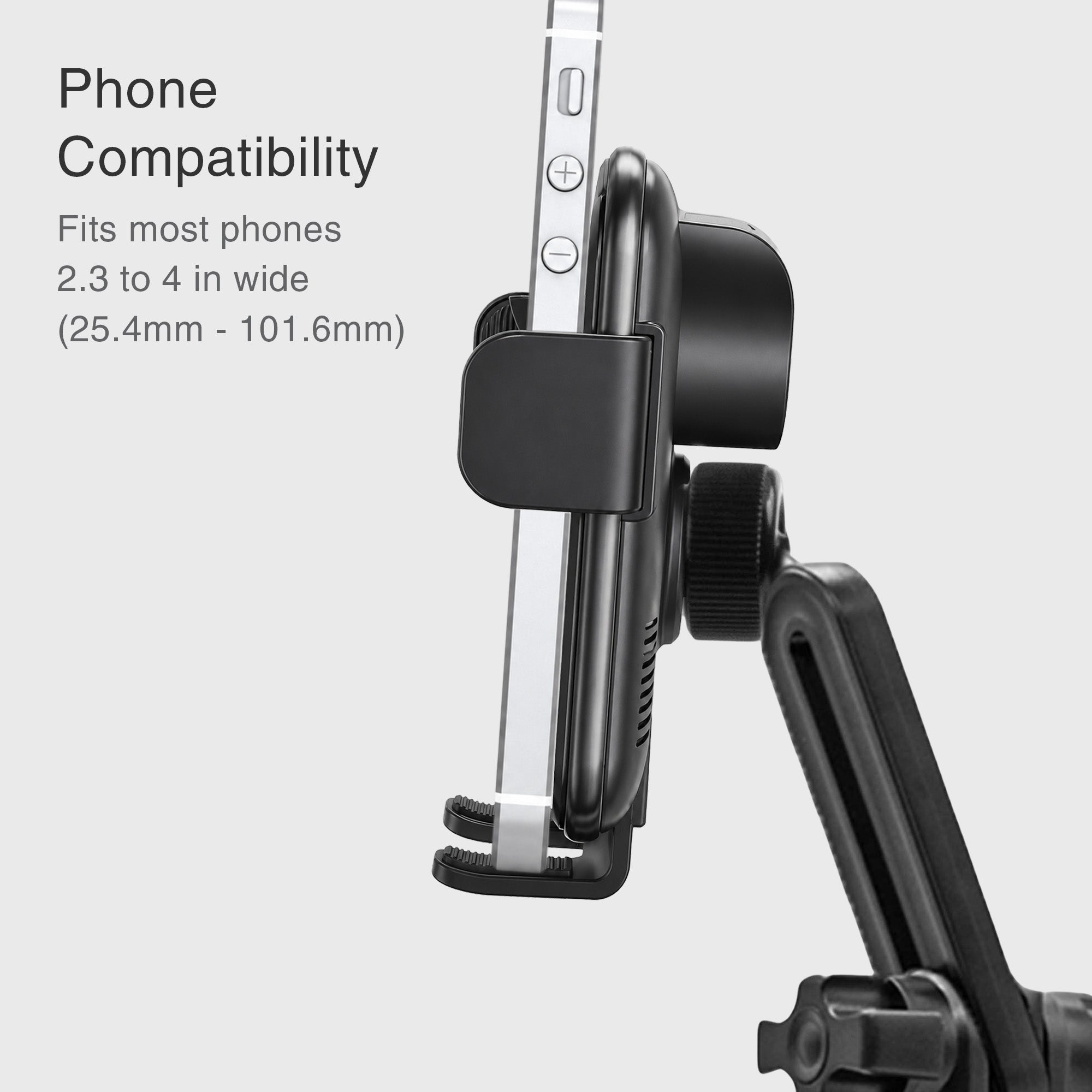 Mighty Mount Auto Grip Fast Wireless Car Charger Cup Holder Phone Mount Qi Certified