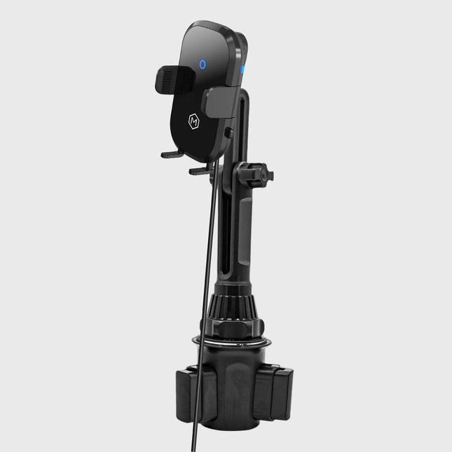 Auto Scan Fast Wireless Cup Holder Phone Mount Charger - Auto Grip