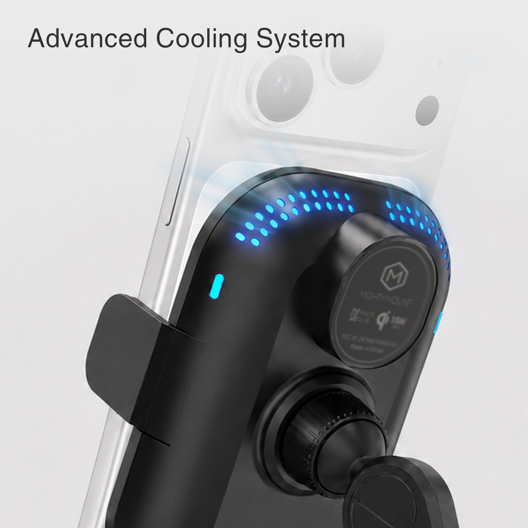 Auto Scan Fast Wireless Cup Holder Phone Mount Charger - Auto Grip
