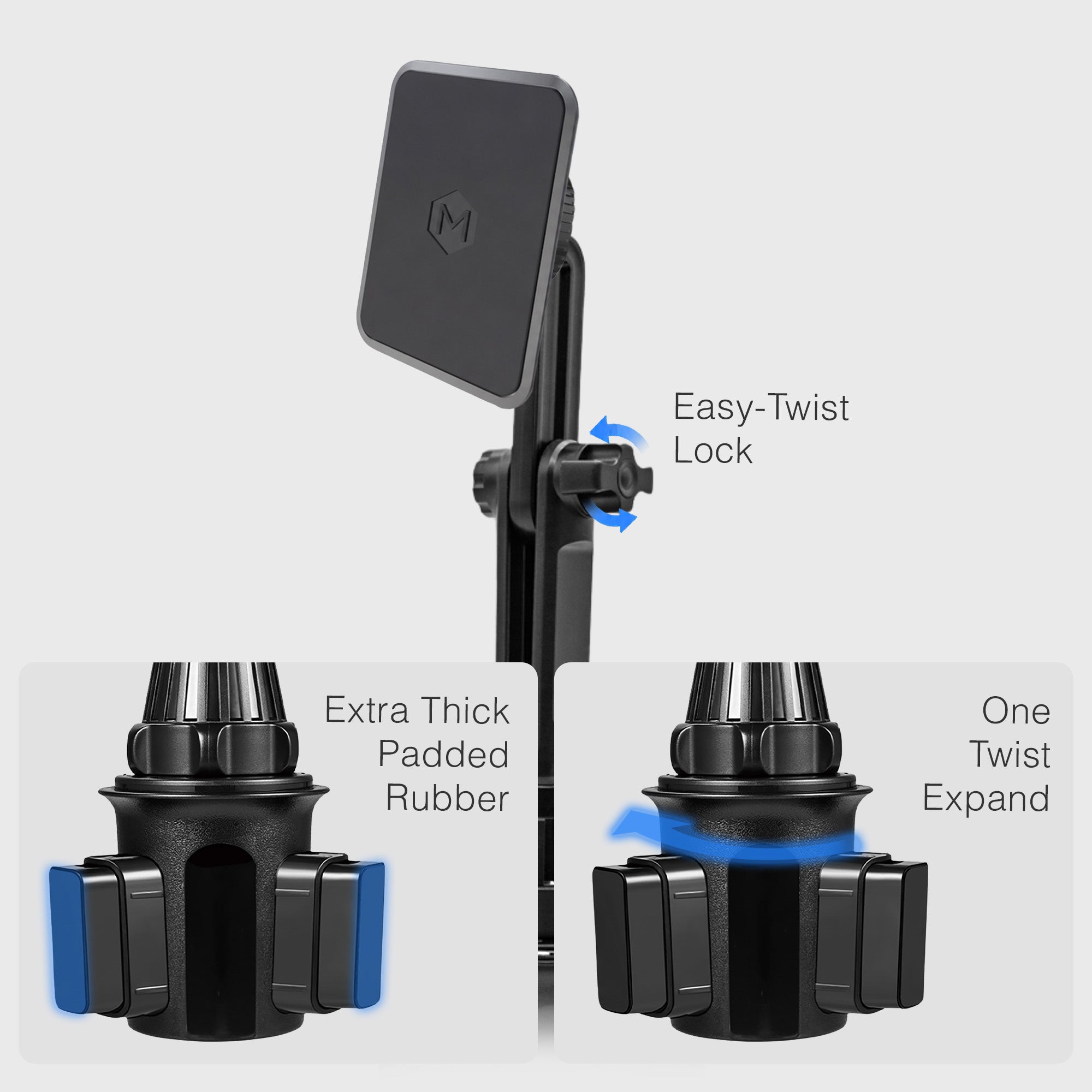 Mighty Mount Magnetic Cup Holder Phone Mount Simpl Touch