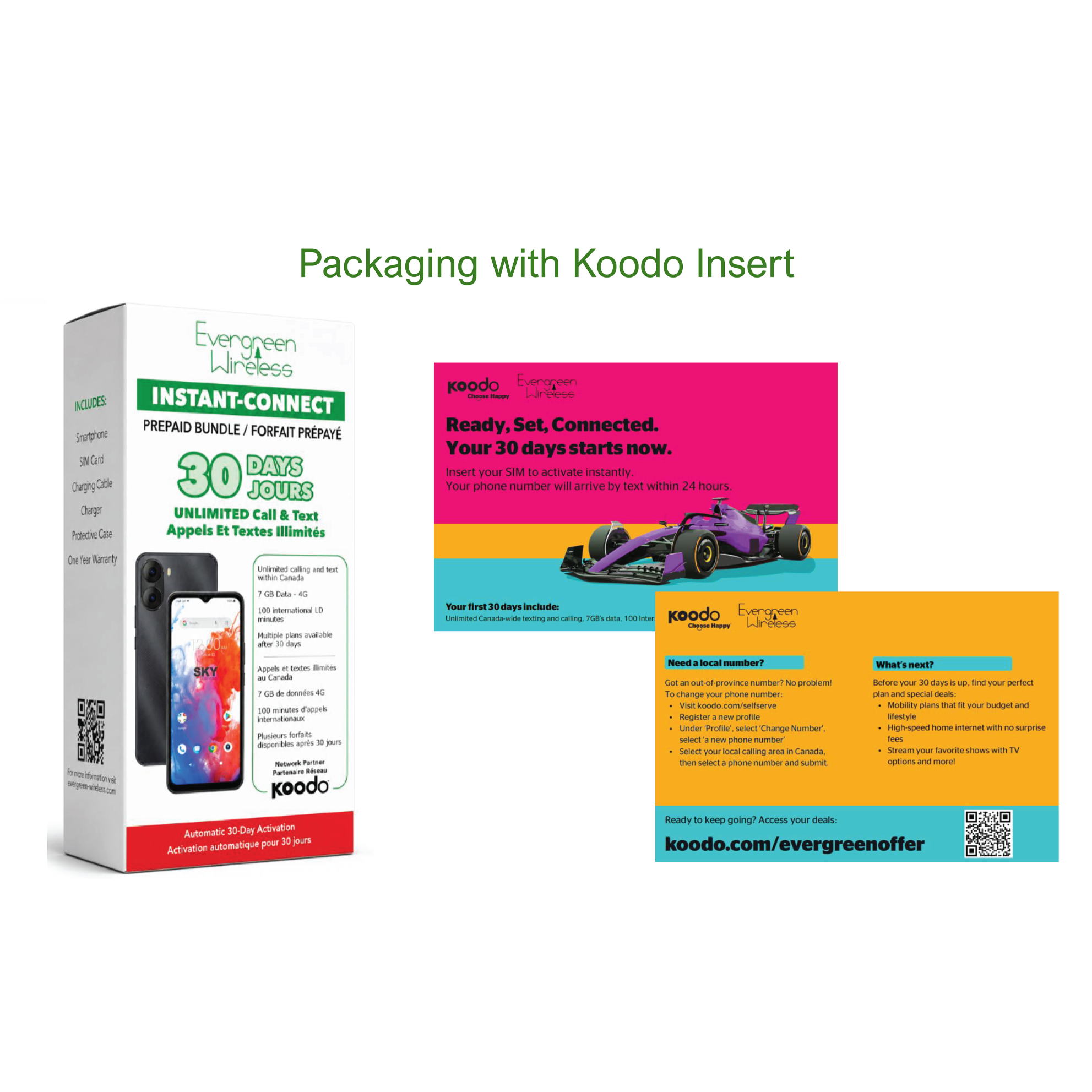 Koodo 64gb Prepaid Phone Bundle with 30 days unlimited Calling