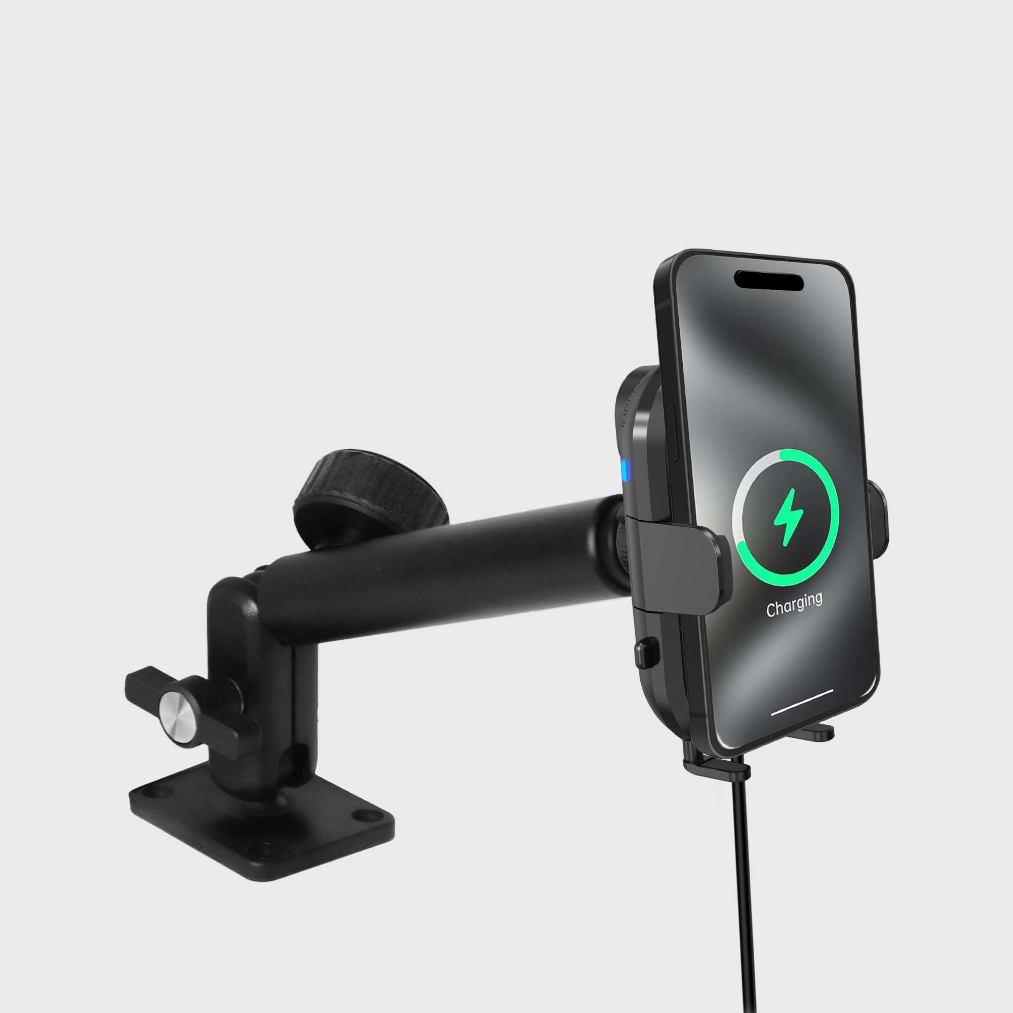 Mighty Mount Heavy Duty Rugged Auto Scan Wireless Car Charger Phone Mount