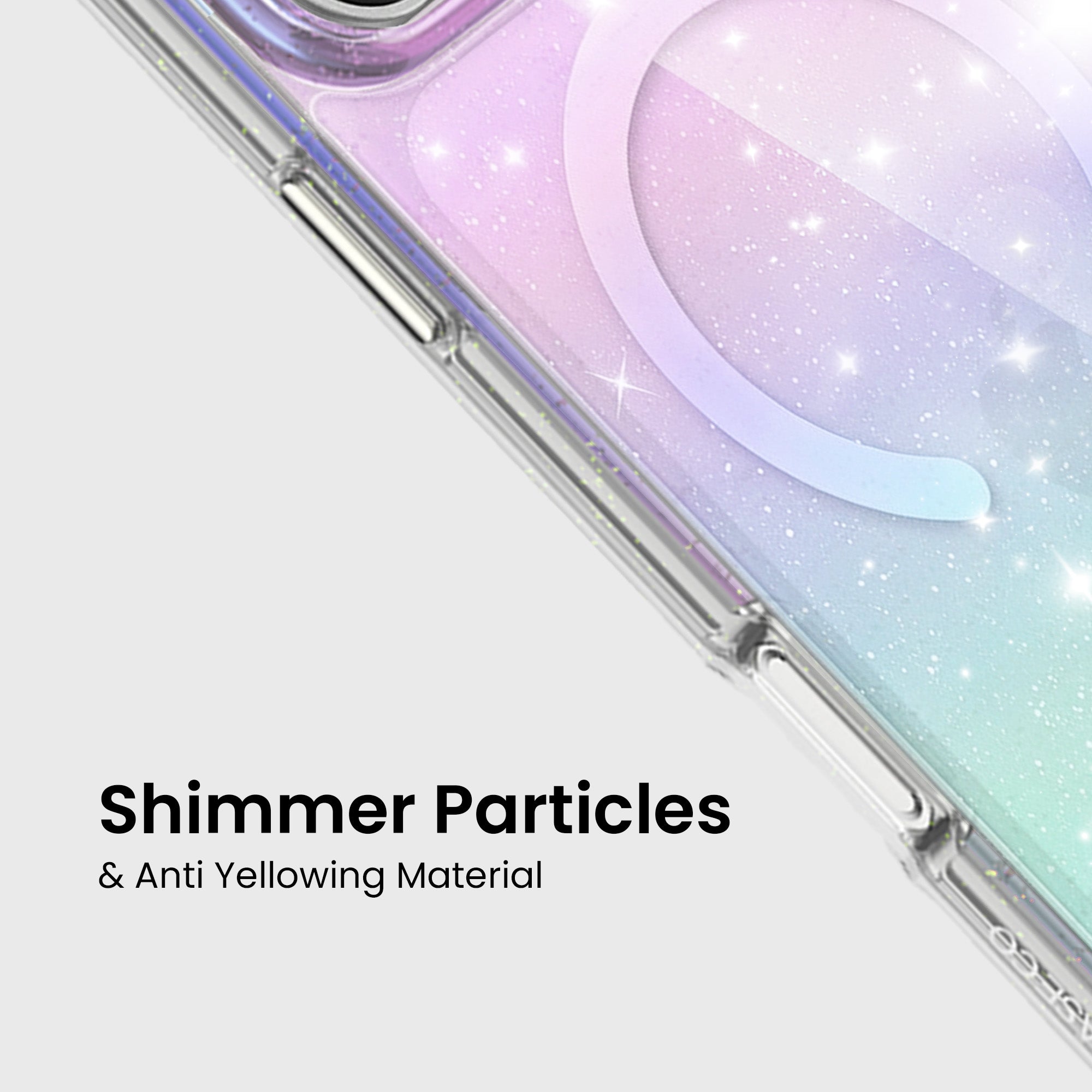 Caseco Protective Clear Iridescent Phone Case iPhone - iPhone 17 Pro