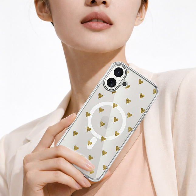 Gold Hearts - iPhone 17