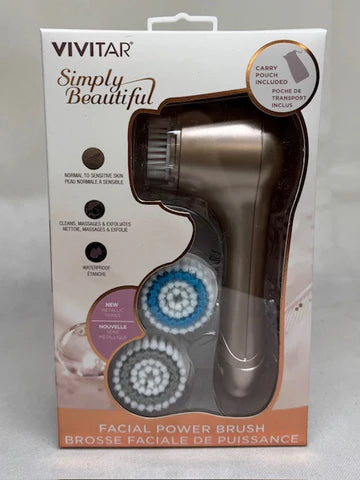 Vivitar Simply Beautiful 5-Piece Facial Power Brush