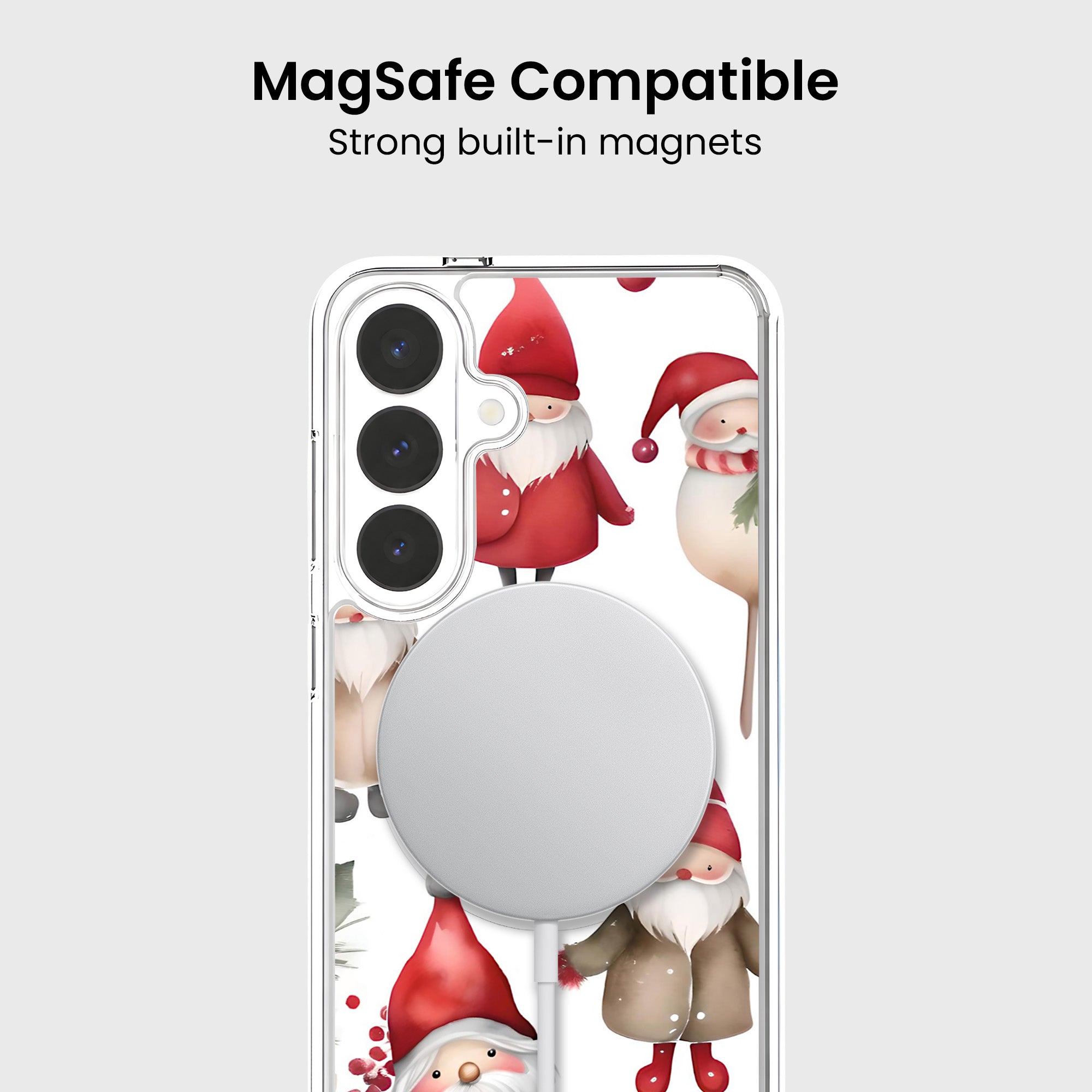 Poinsettias Samsung S26 Phone Case