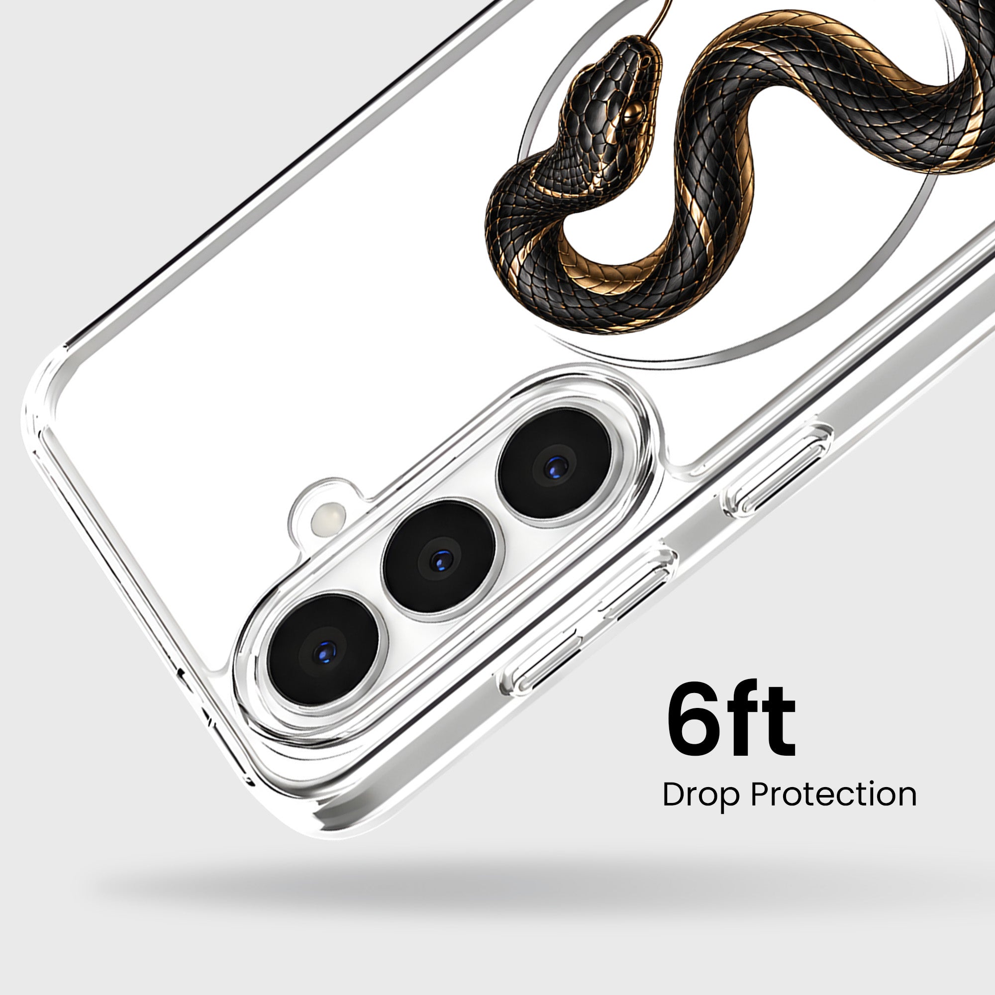 Snake Christmas Samsung S26 Phone Case