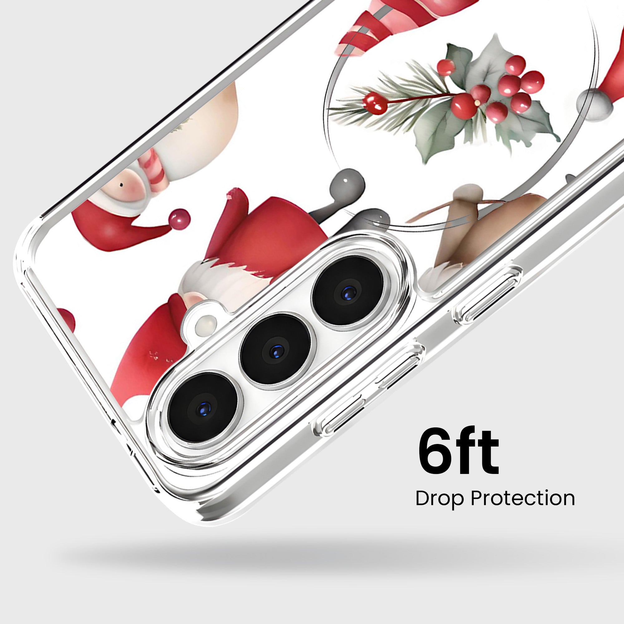Poinsettias Samsung S26 Phone Case