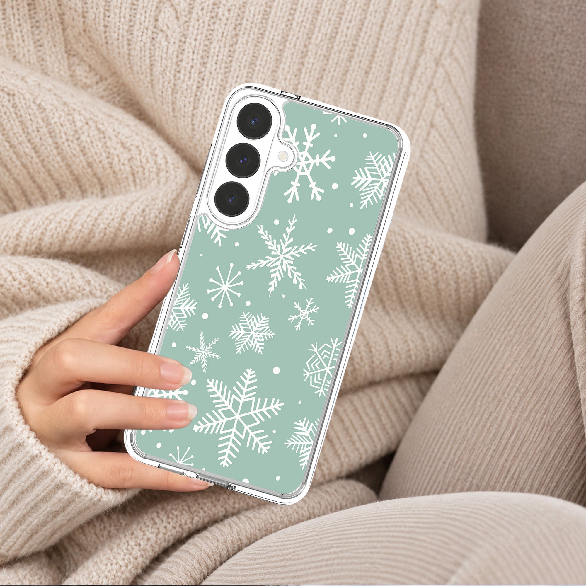 Snowflakes 2 Samsung S26 Phone Case