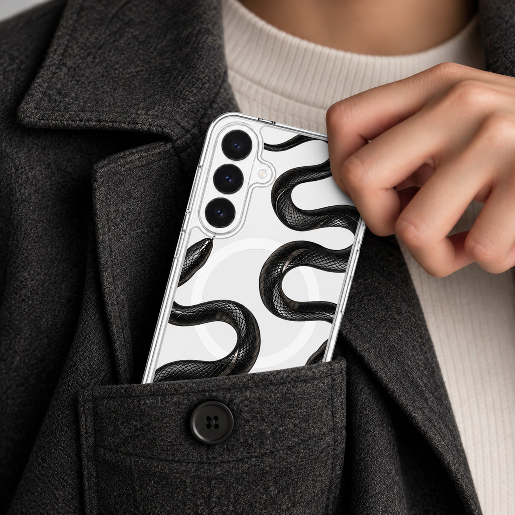 Dual Snake Samsung S26 Phone Case