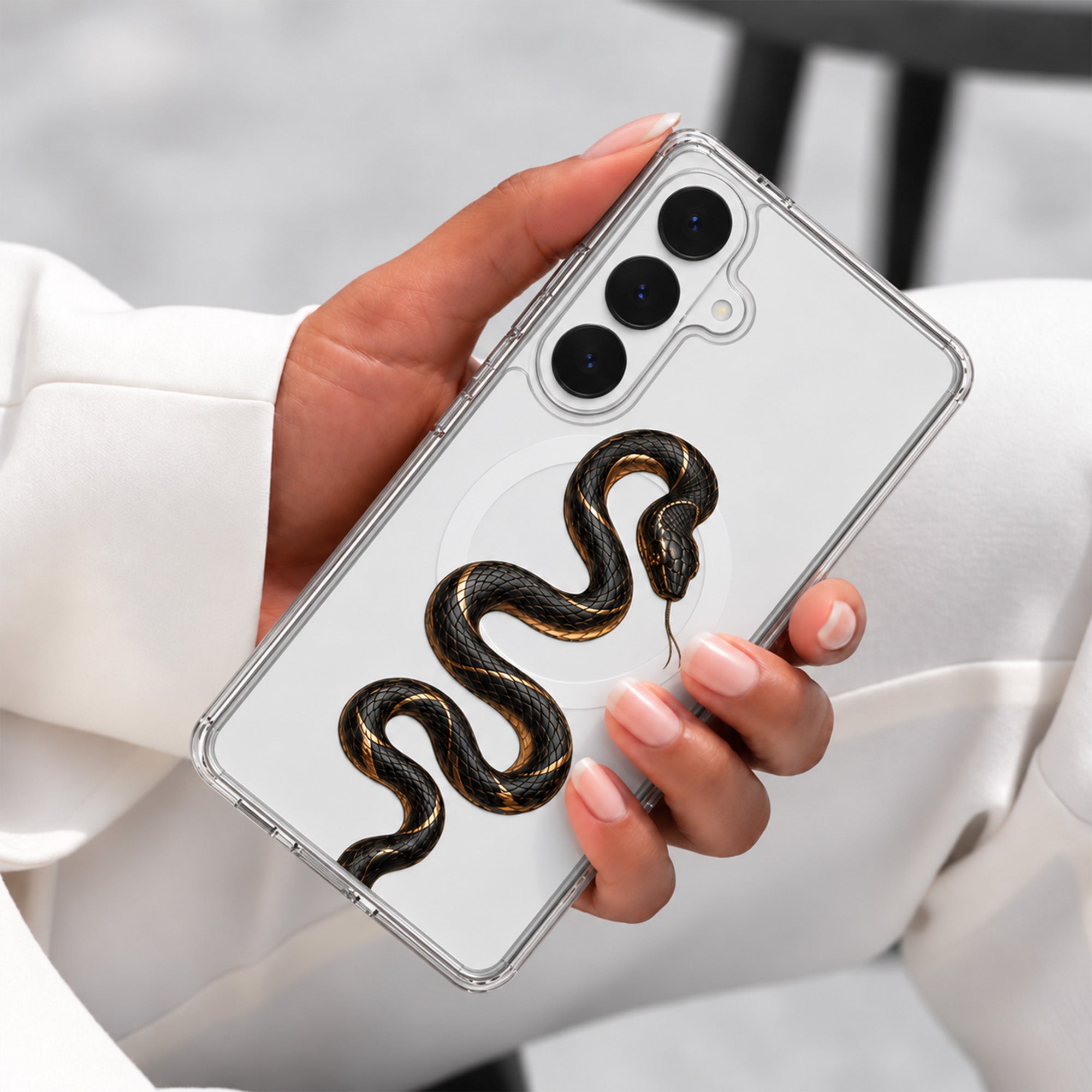 Snake Christmas Samsung S26 Ultra Phone Case