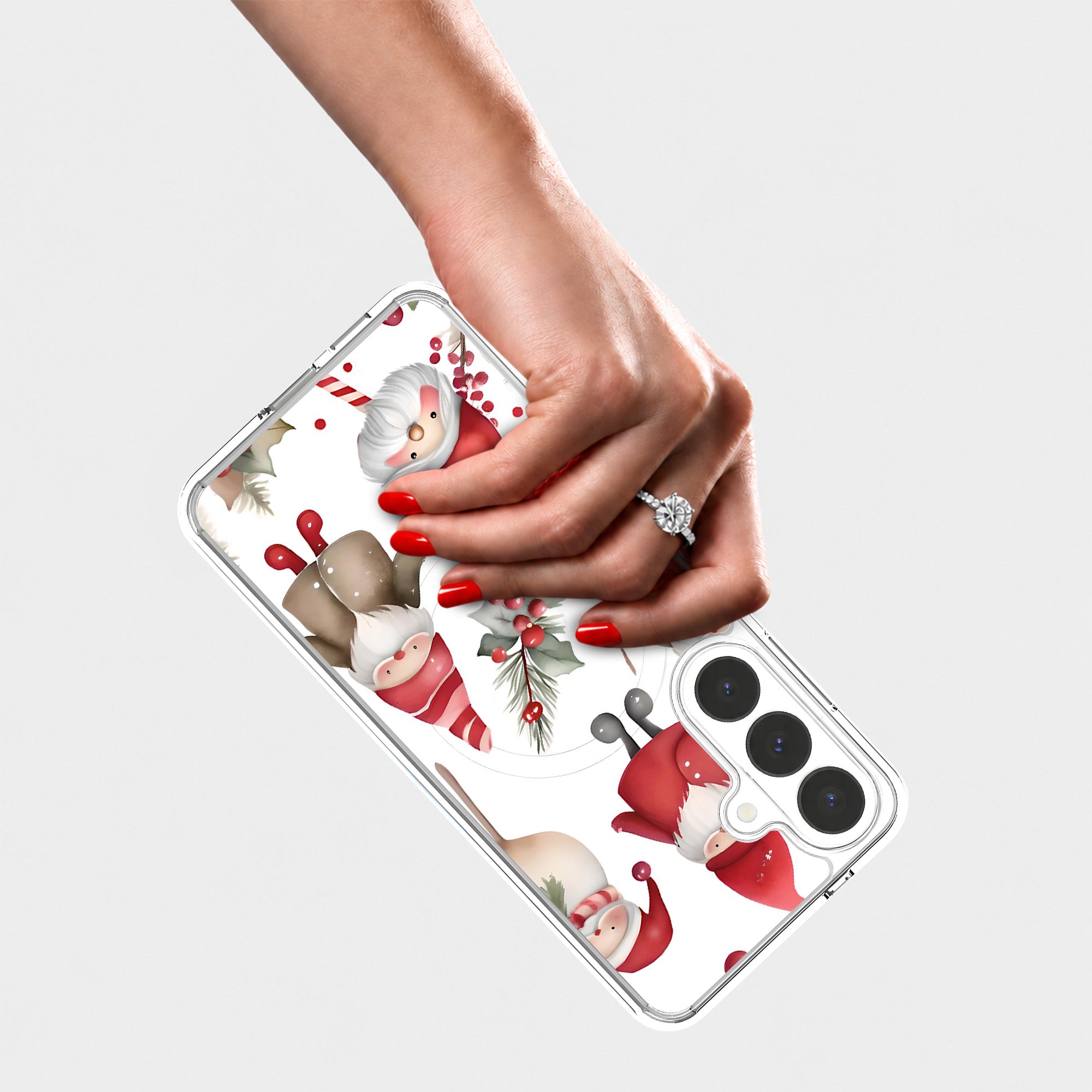 Poinsettias Samsung S26 Phone Case