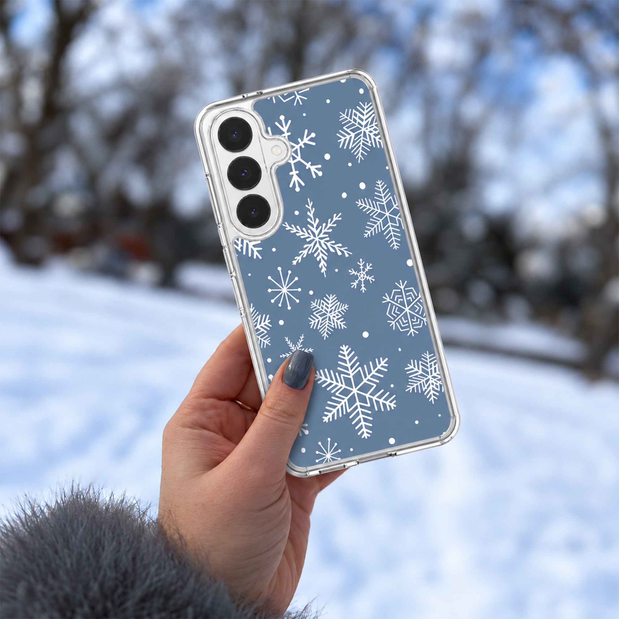 Snowflakes 4 Samsung S26 Phone Case