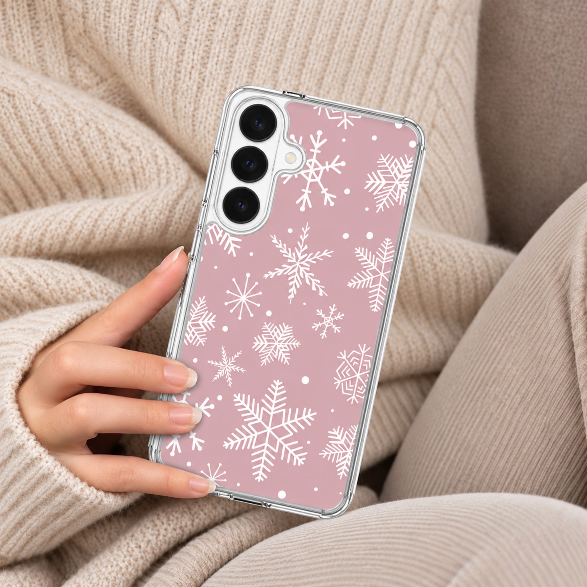 Snowflakes 3 Samsung S26 Phone Case
