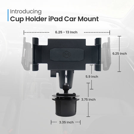 Mighty Mount™  Heavy Duty Cup Holder Mount for Phone, Tablet, iPad