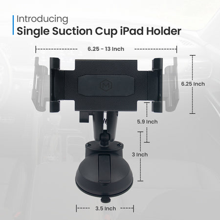 Mighty Mount™  Heavy Duty Single suction cup mount for Tablet, iPad, Phone