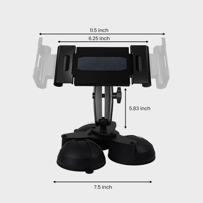 Mighty Mount™ Heavy Duty Triple Suction iPad and Tablet Mount