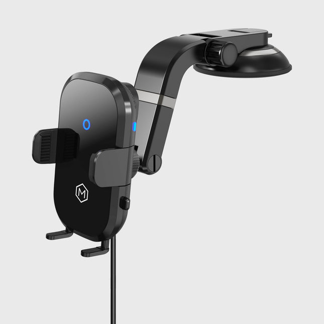 Mighty Mount Auto Scan Fast Wireless Car Charger Mount with Multi Angle Suction Cup