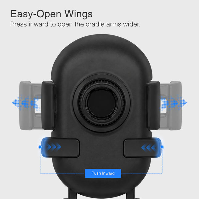 Mighty Mount Grip Cradle Mount with Multi Angle Suction Cup