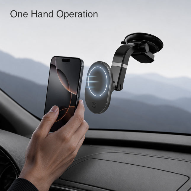 Mighty Mount MagSafe Magnetic Mount with Multi Angle Suction Cup