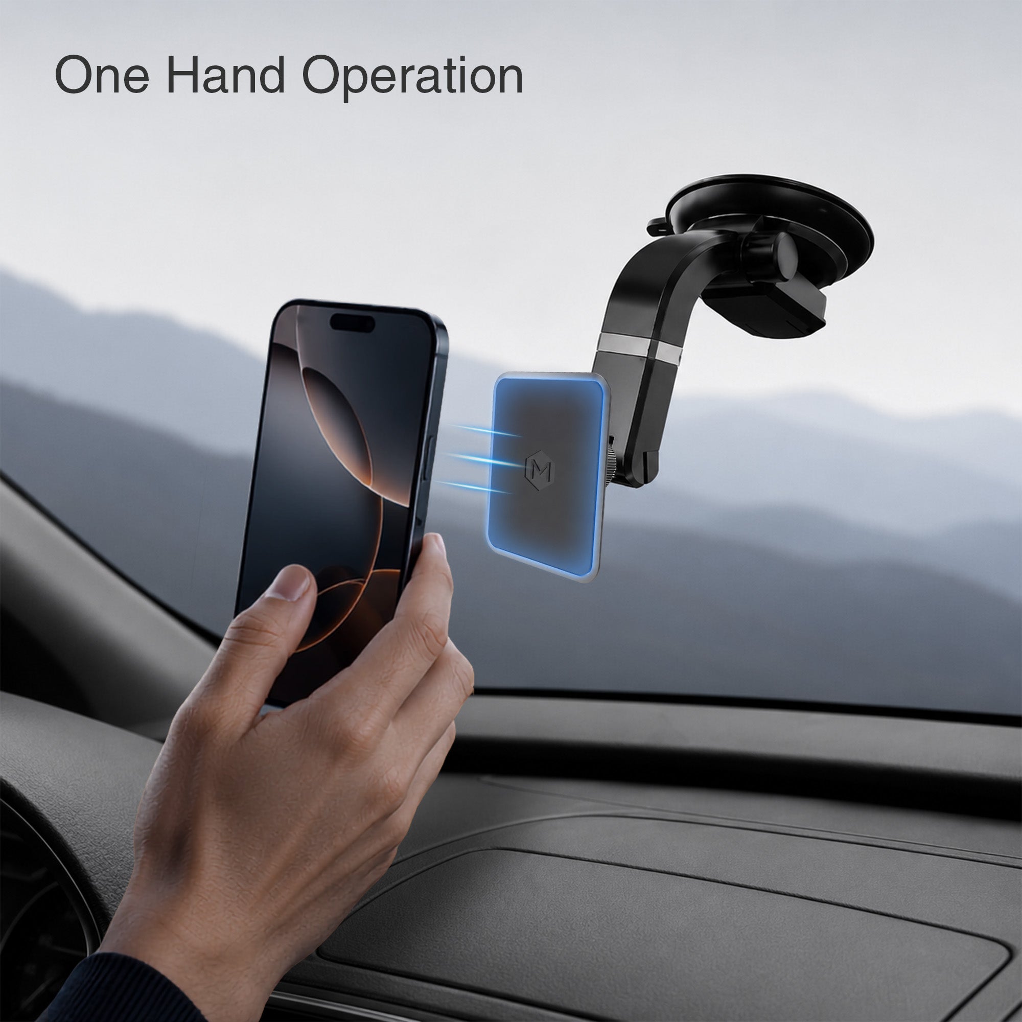 Mighty Mount Simpl Touch with Multi Angle Suction Cup