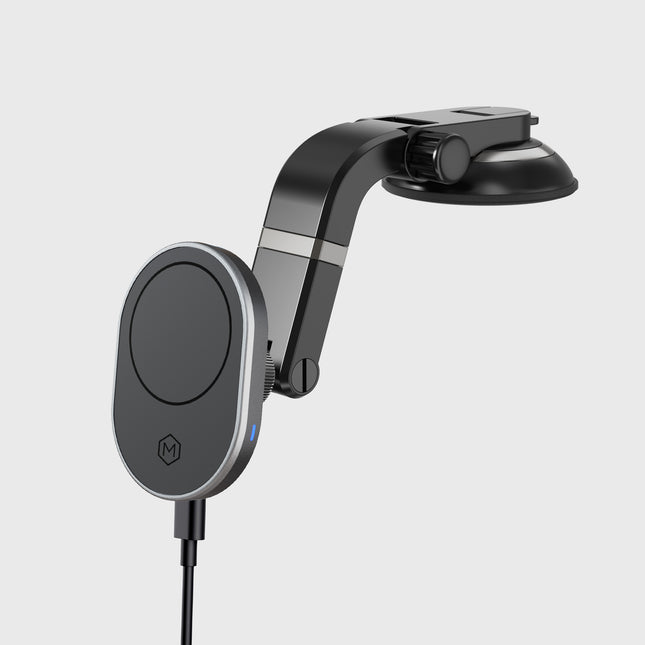 Mighty Mount MagSafe Wireless Car Charger with Multi Angle Suction Cup