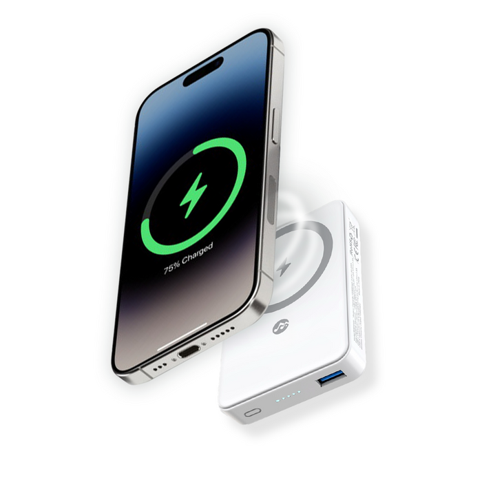 Rockstone 10000 Mah MagSafe Wireless Charging Power Bank with kickstand