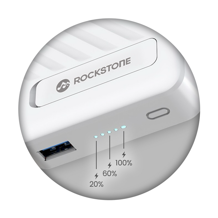 Rockstone 10000 Mah MagSafe Wireless Charging Power Bank with kickstand