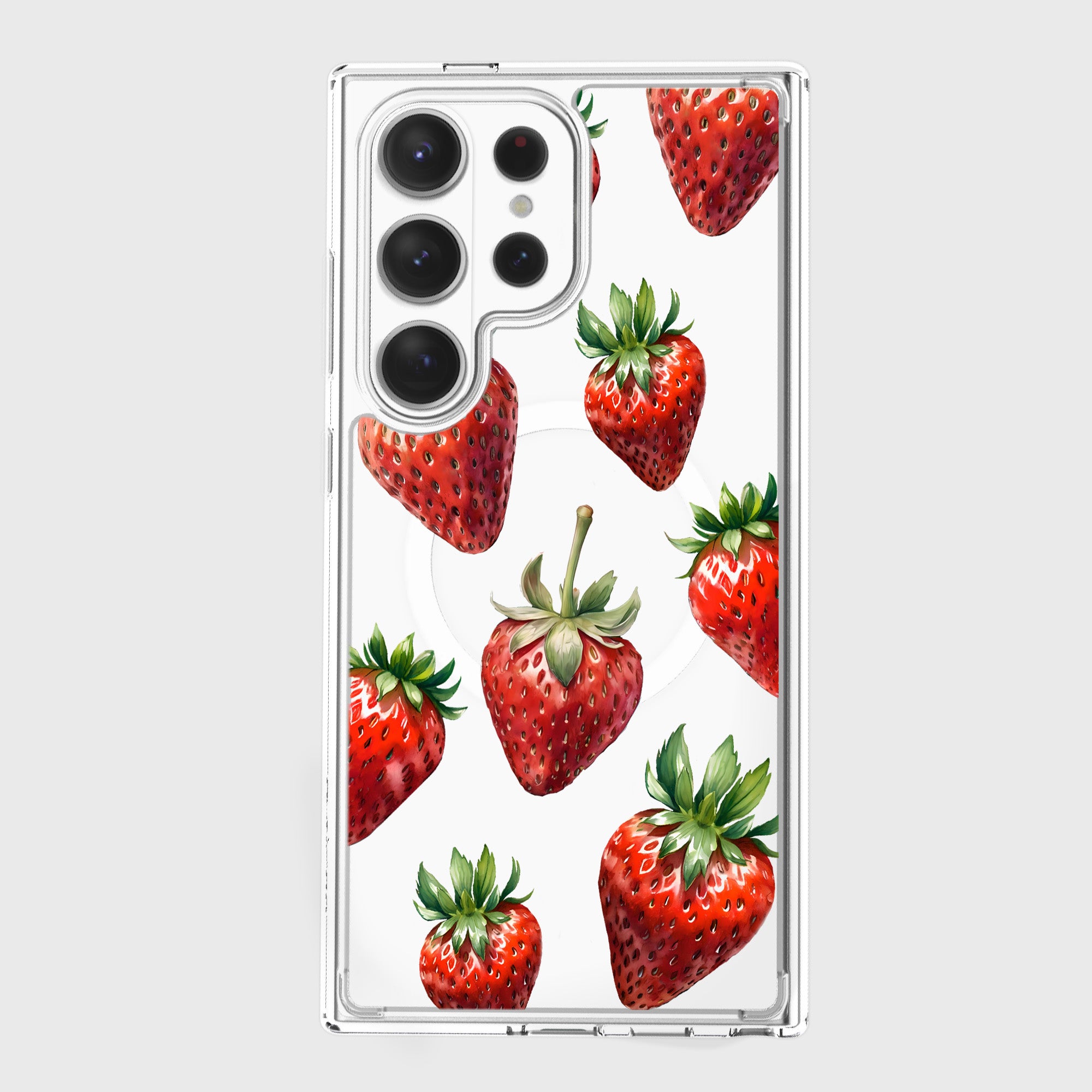 Strawberries Samsung S26 Ultra Phone Case