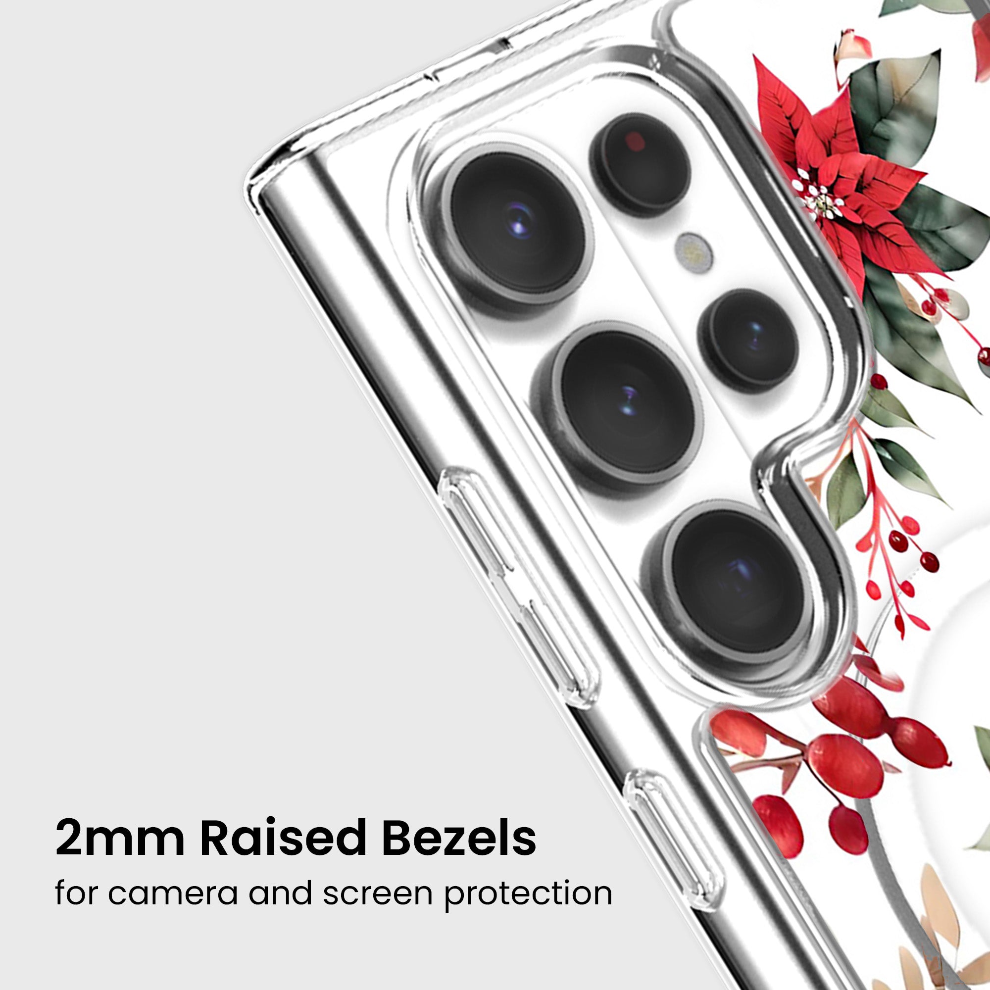 Poinsettias Samsung S26 Ultra Phone Case