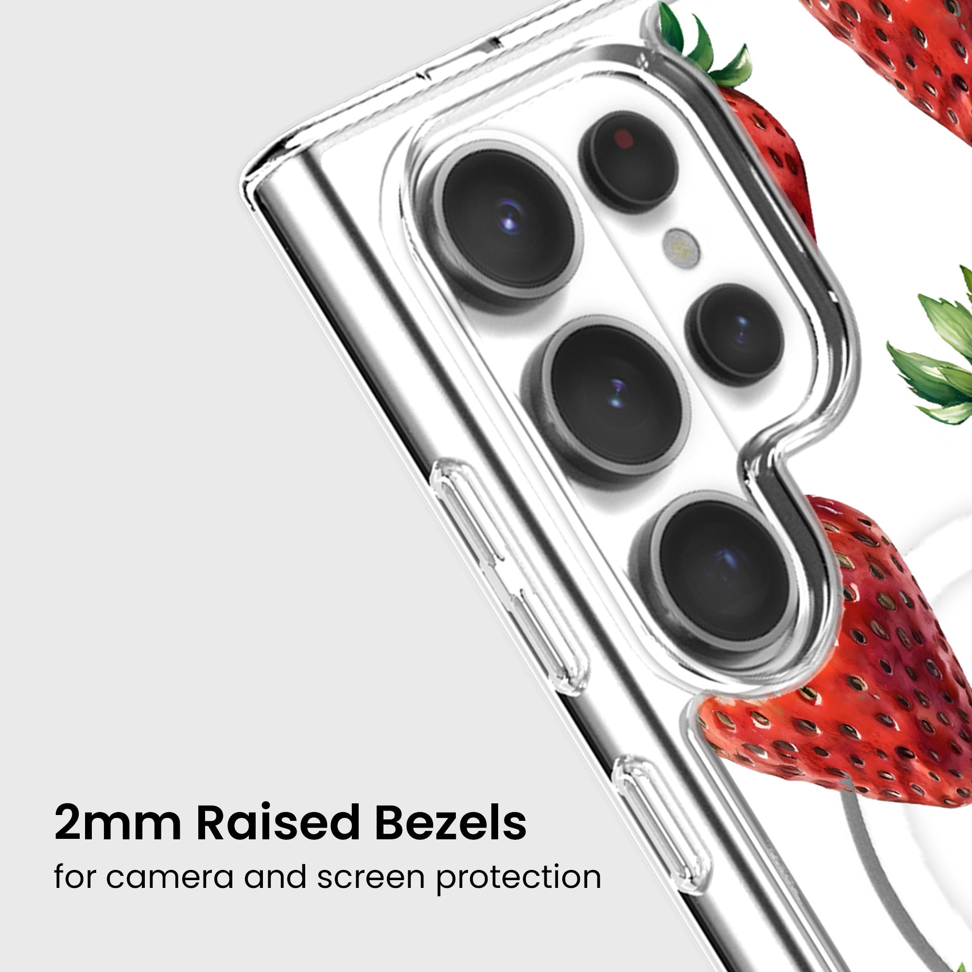 Strawberries Samsung S26 Ultra Phone Case