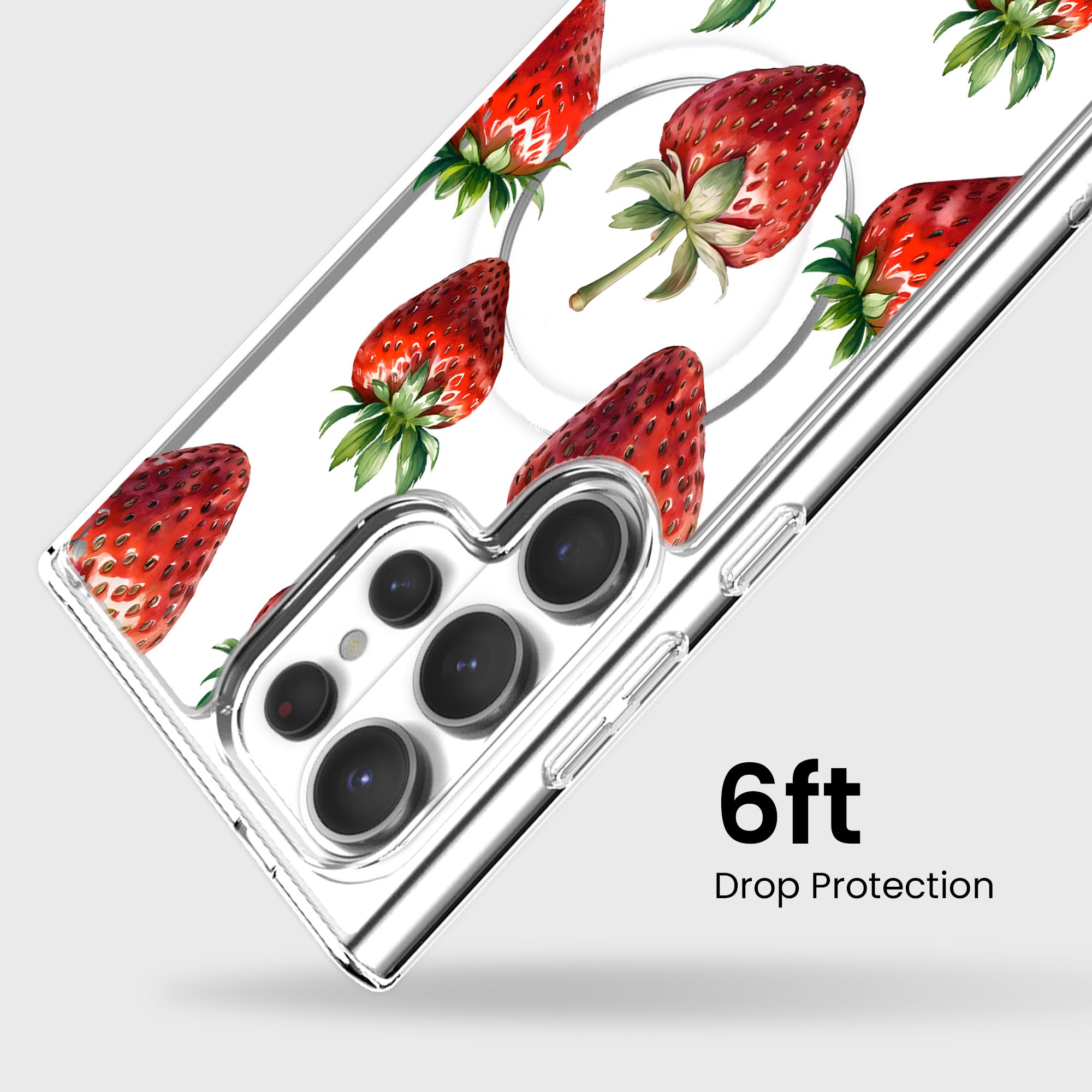 Strawberries Samsung S26 Ultra Phone Case