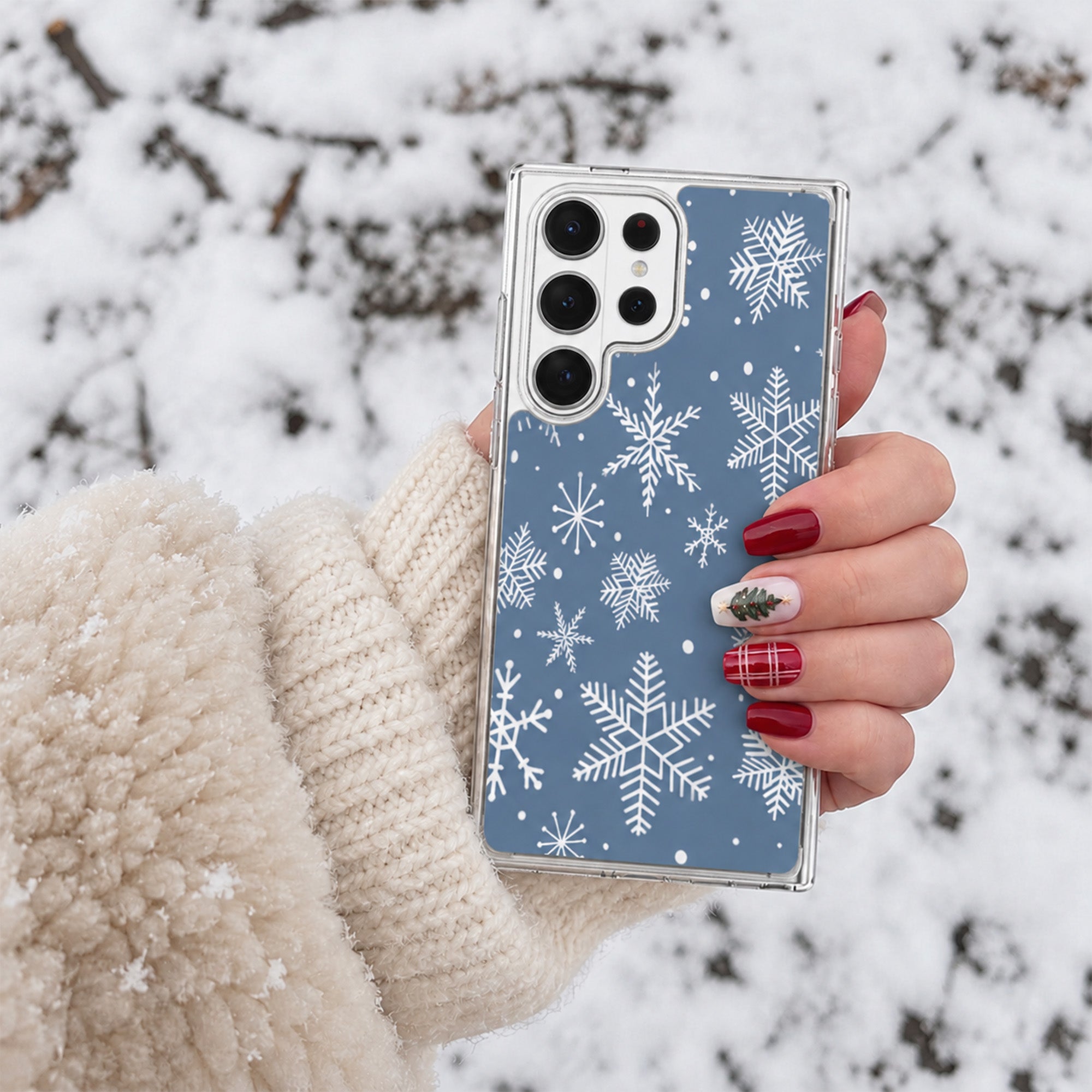 Snowflakes 4 Samsung S26 Ultra Phone Case