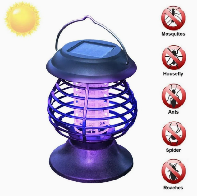 Waterproof Solar Hanging Mosquito Repellent Light Electronic Zapper