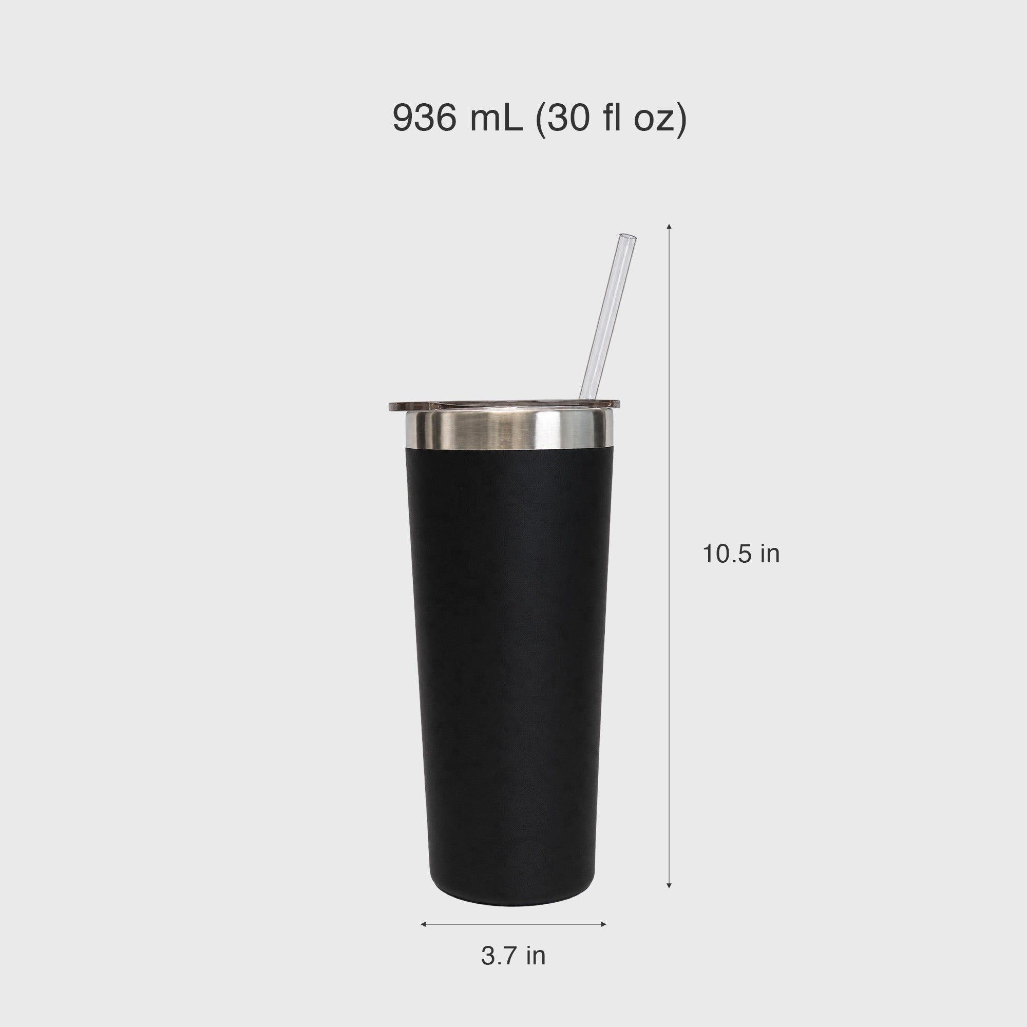 Tumbler Bottle With Straw