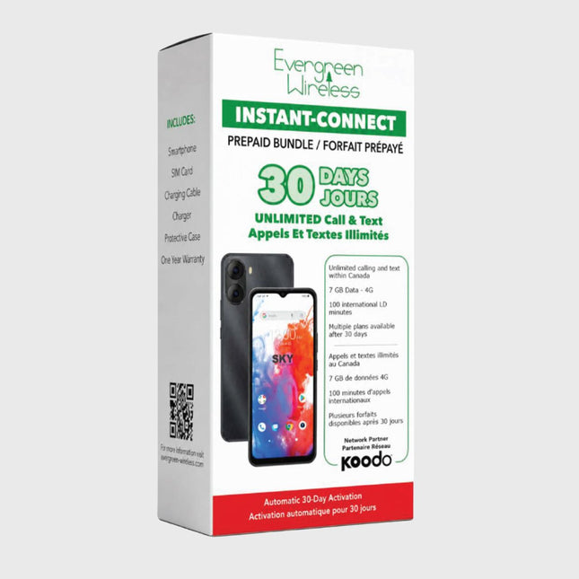 Koodo 64gb Prepaid Phone Bundle with 30 days unlimited Calling
