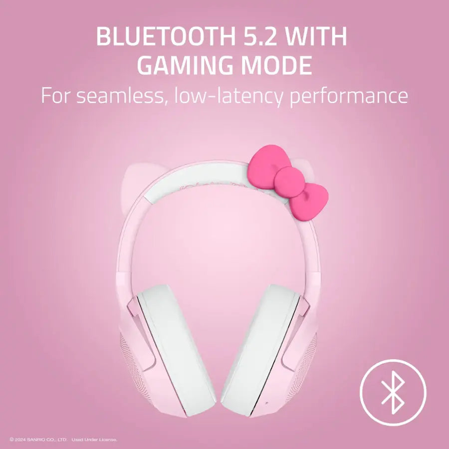Razer - Kraken Kitty V2 Bluetooth - Hello Kitty Edition
